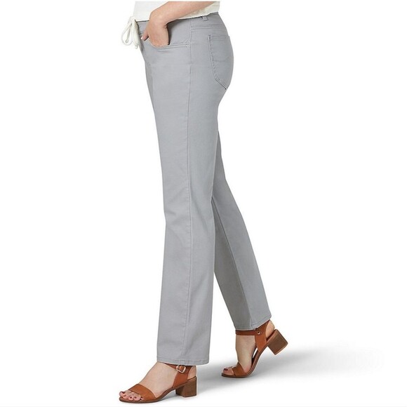 Women's Lee Relaxed fit Straight-Leg Jeans Size 6S - Picture 3 of 8